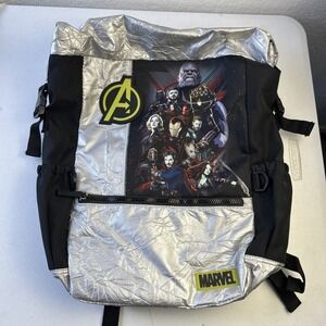 Avengers Infinity War Silver Large 22" X 16" Backpack Disney Thor Hulk Iron Man